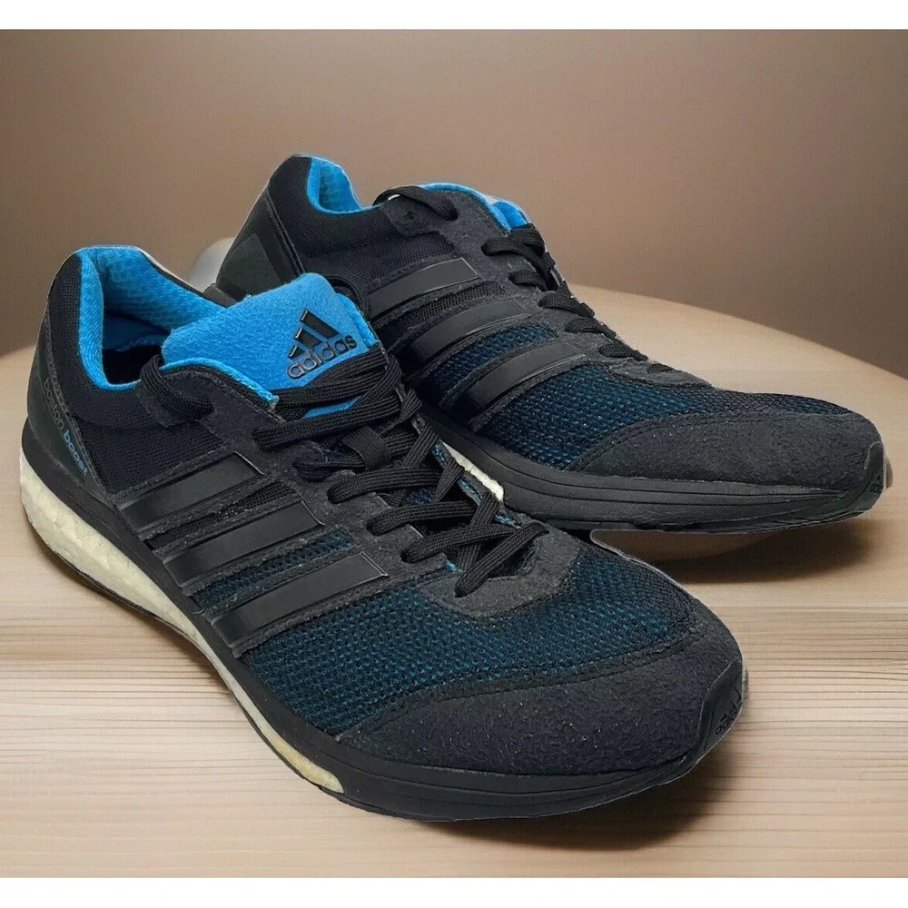 Adidas Adizero Sneakers Boston Boost Running Jogging Gym‎ M17414 Men Sz 11.5